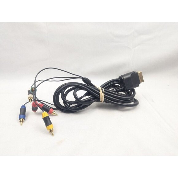 Microsoft XBOX 360 Composite RGB Video Audio Cable Cord With Fiber Optic Input - Picture 1 of 10
